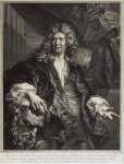 Edelinck Gerard Portrait of the Sculptor Des Jardins  - Hermitage